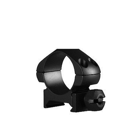 Hawke Optics Hawke Sport Optics  1 in. Precision Steel Rings Weaver Low with Nut, Black - 2 Piece 23000